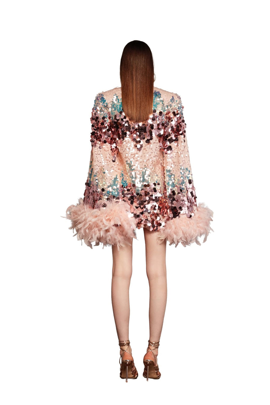 FARAH ROSE SEQUINS MINI DRESS