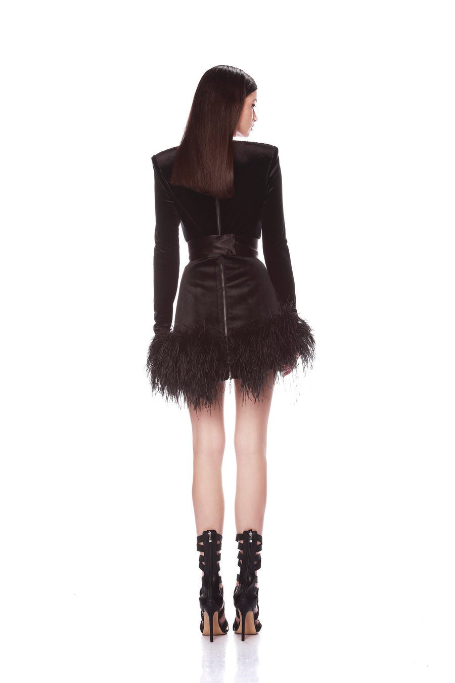 FIORA LONG SLEEVE MINI DRESS