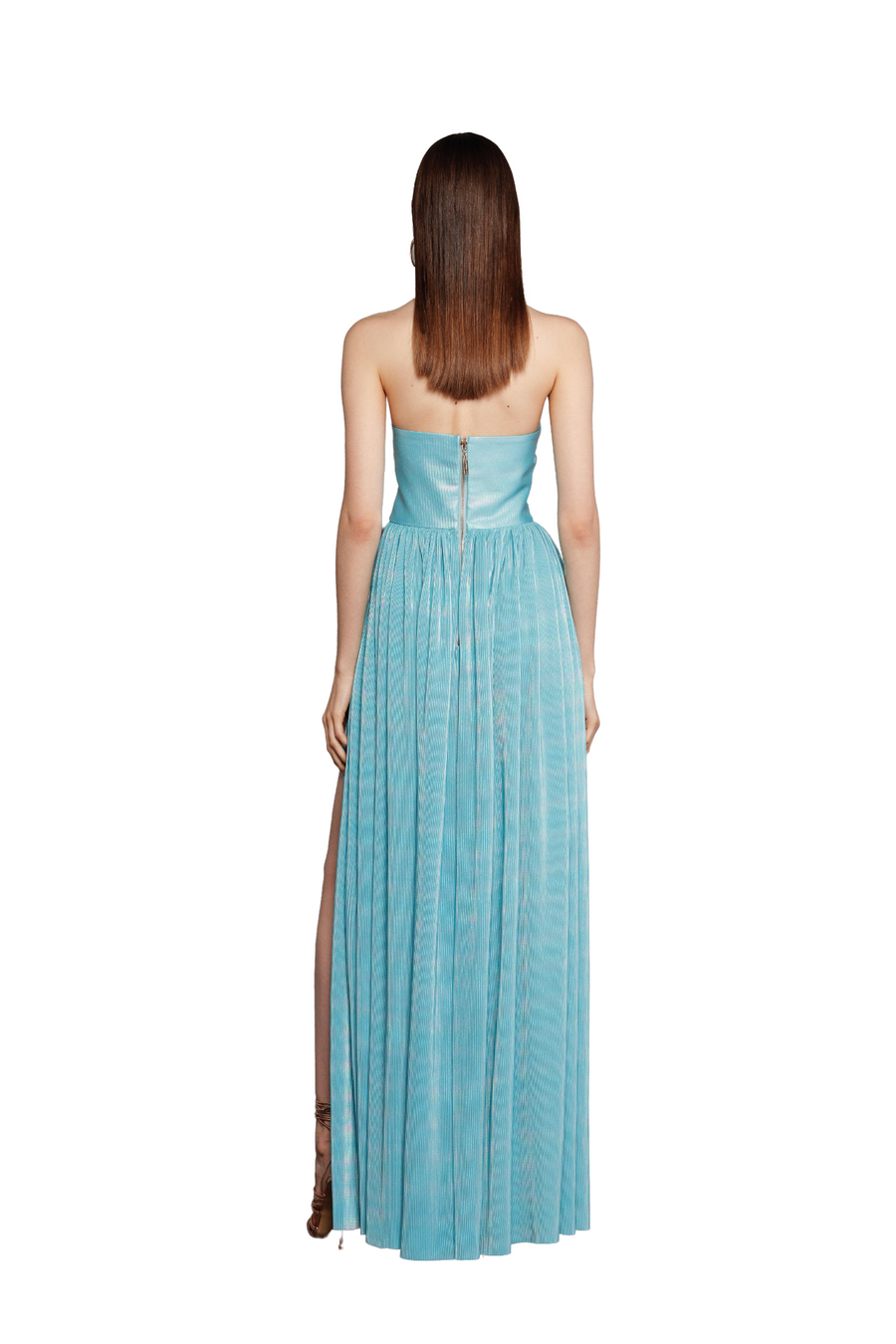 FLORENCE STRAPLESS LIGHT BLUE GOWN