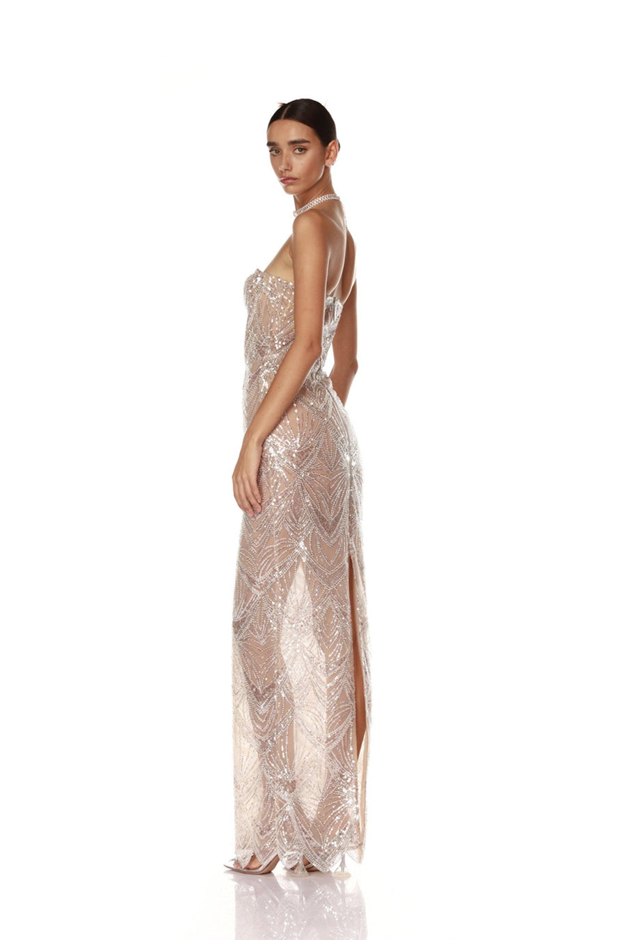 GISELE BLANC MAXI DRESS