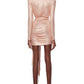RIHANNA STARLIGHT NUDE MINI DRESS