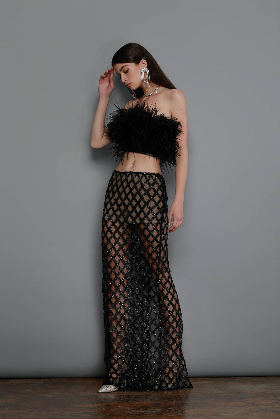 COCO ZWARTE ROK / AFIYA ZWARTE TOP