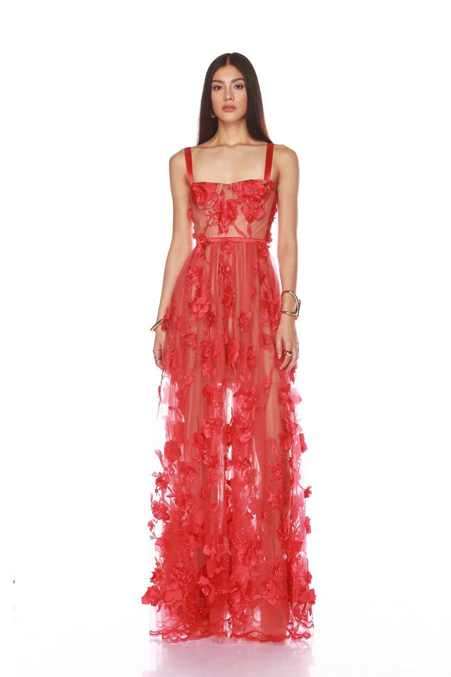 NEW ANASTASIA RED MAXI DRESS