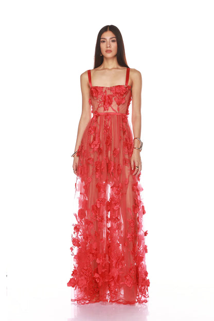 NEW ANASTASIA RED MAXI DRESS