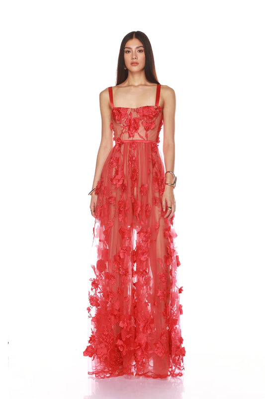 NEW ANASTASIA RED MAXI DRESS