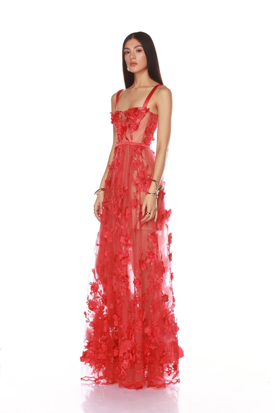 NEW ANASTASIA RED MAXI DRESS