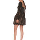NEW COLETTE NOIR LACE MINI DRESS