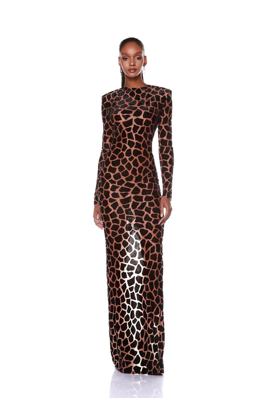 NEW GIRAFFE MAXI DRESS