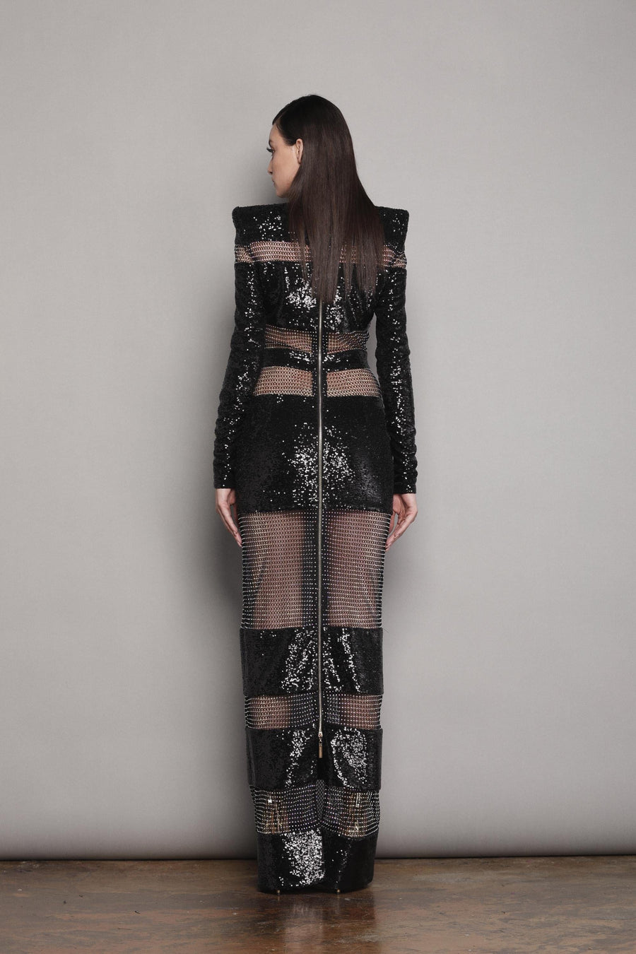 ELISE DIAMOND NOIR GOWN