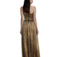 FLORENCE STRAPLESS GOLD GOWN
