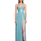 FLORENCE STRAPLESS LIGHT BLUE GOWN