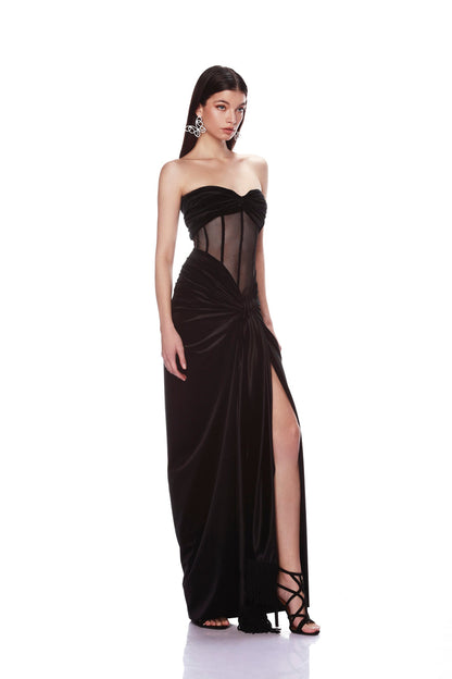 GINA BLACK GOWN