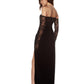 GINA LACE NOIR GOWN