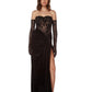 GINA LACE NOIR GOWN