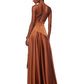 NEW LEO COPPER GOWN