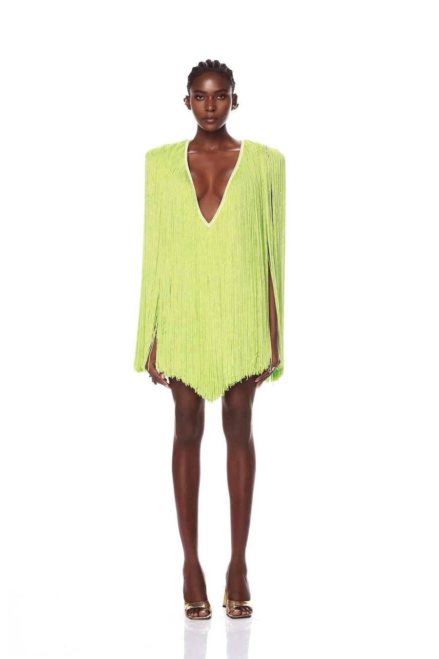 SIERRA LEONE ISSA LONG SLEEVE MINI DRESS