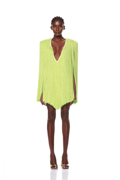 SIERRA LEONE ISSA LONG SLEEVE MINI DRESS