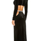 CLEOPATRA BLACK VELVET TWO PIECE SET